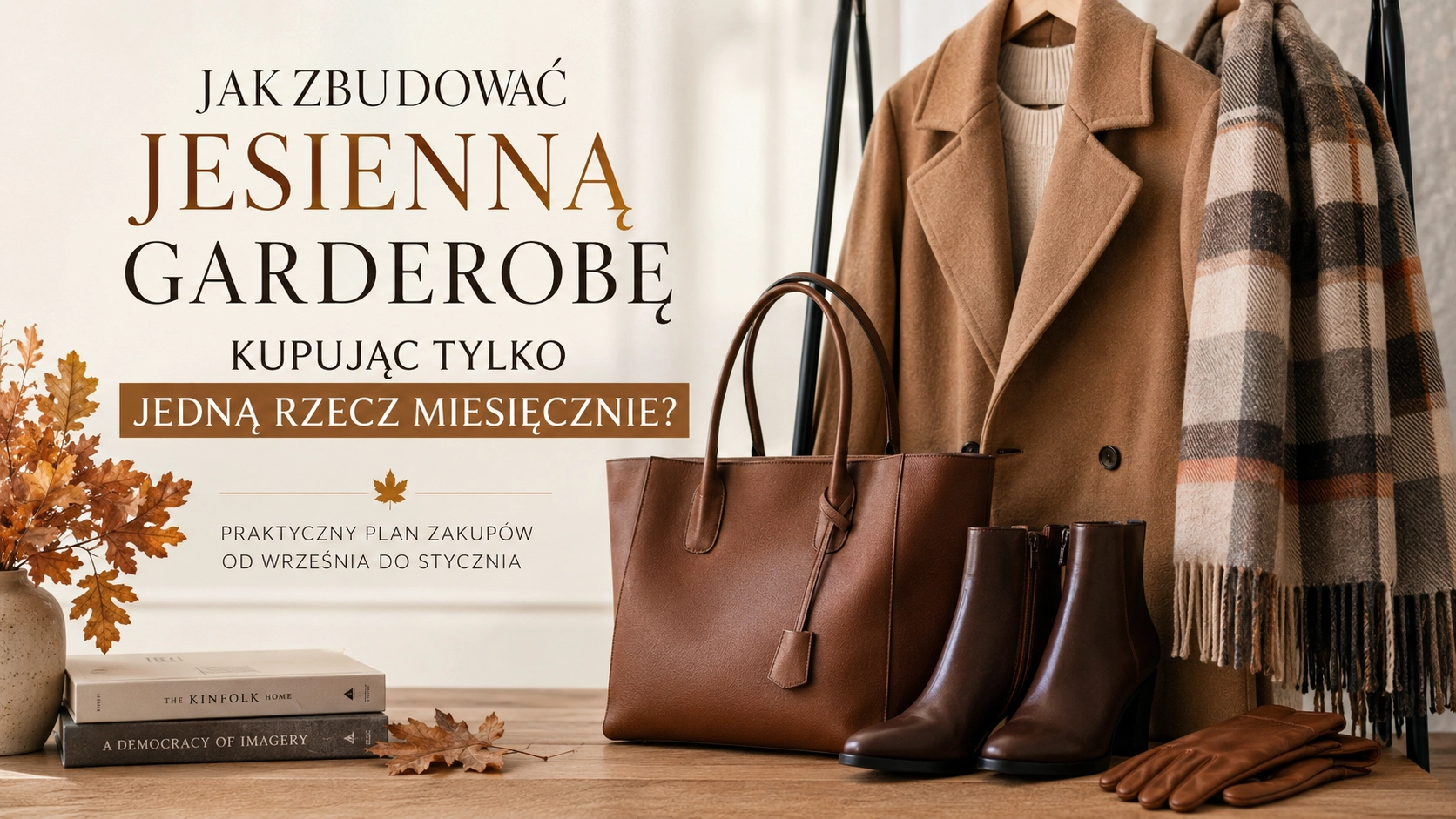 Jak zbudować jesienną garderobę, kupując tylko jedną rzecz miesięcznie?